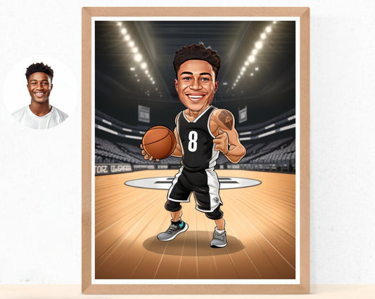 Personalised Brooklyn Caricature