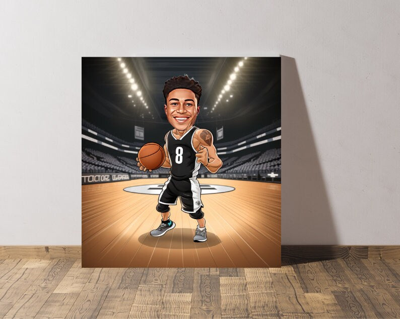 Personalised Brooklyn Caricature