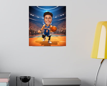 Personalised Knicks Caricature