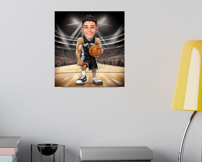 Personalised Spurs Caricature