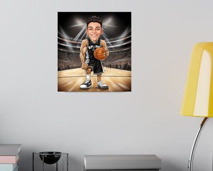 Personalised Spurs Caricature
