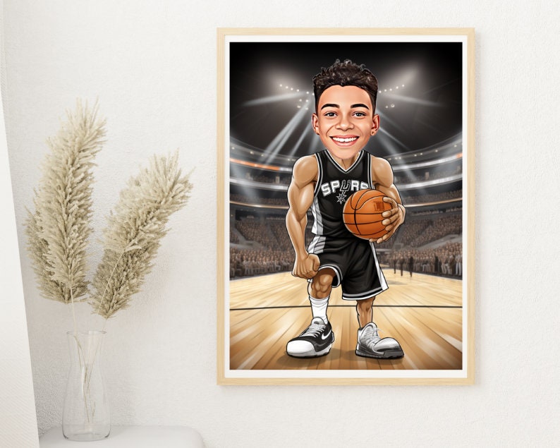 Personalised Spurs Caricature