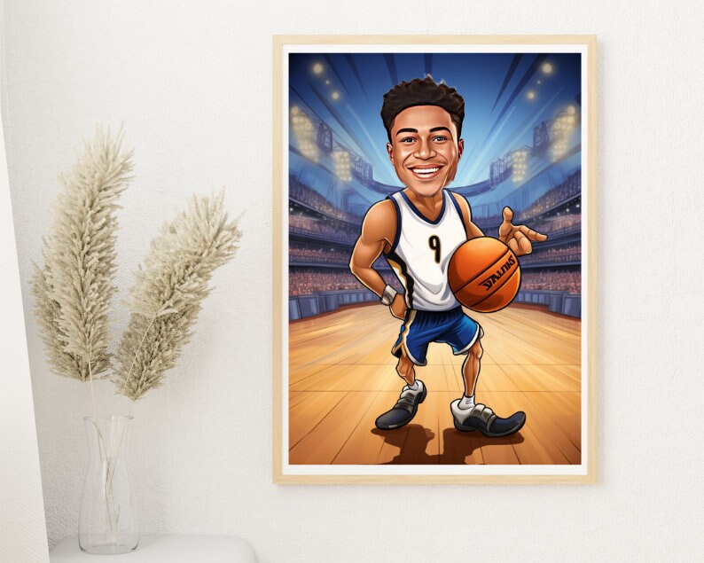 Personalised Pelicans Caricature