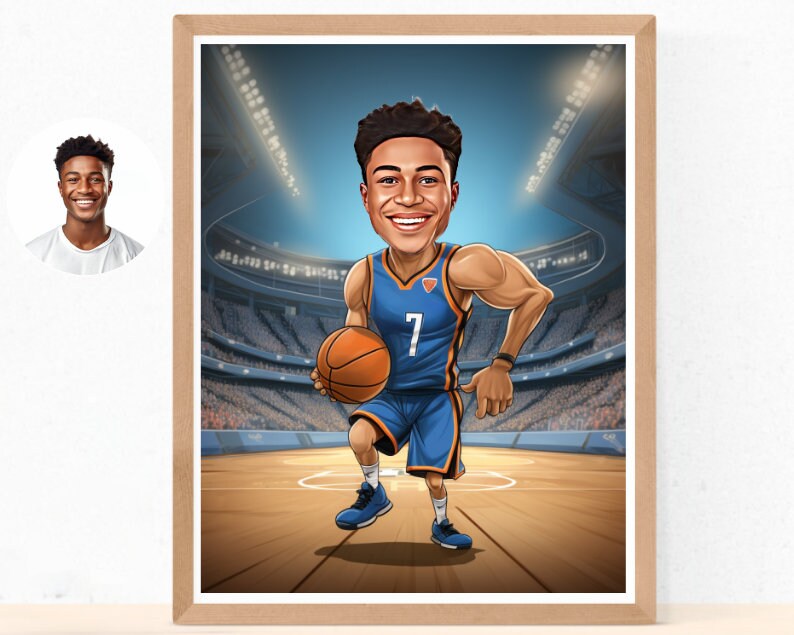 Personalised Thunders Caricature