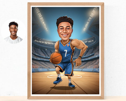 Personalised Thunders Caricature
