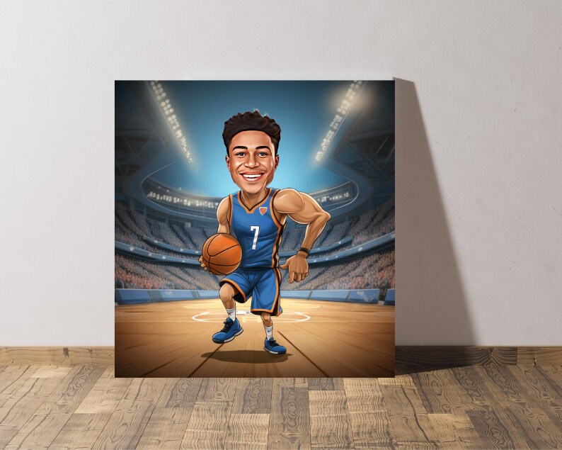 Personalised Thunders Caricature
