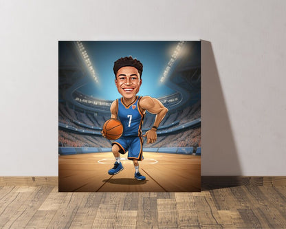 Personalised Thunders Caricature