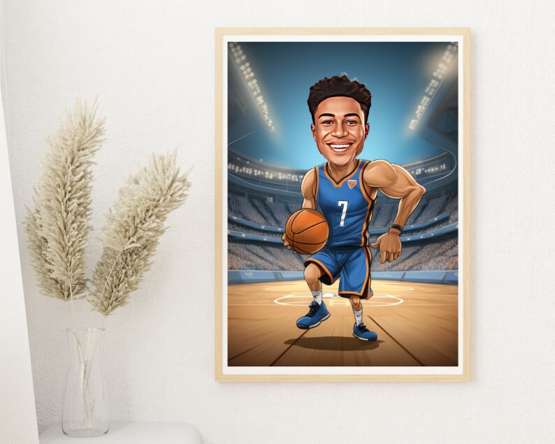 Personalised Thunders Caricature