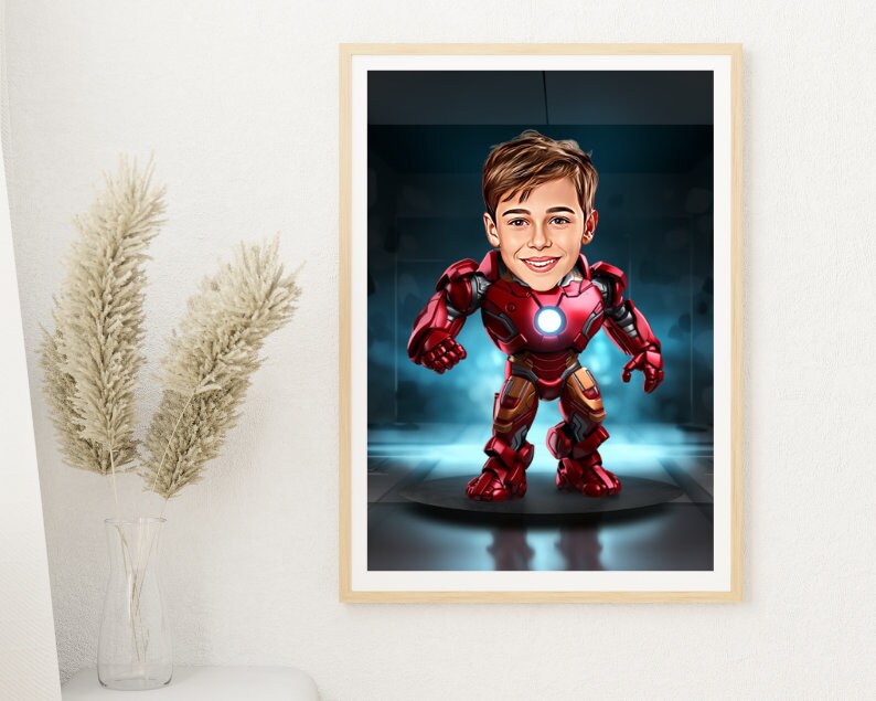 Personalised Iron Man Caricature