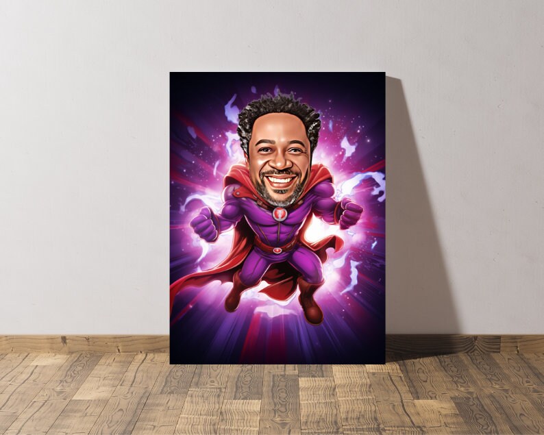 Personalised Magneto Caricature