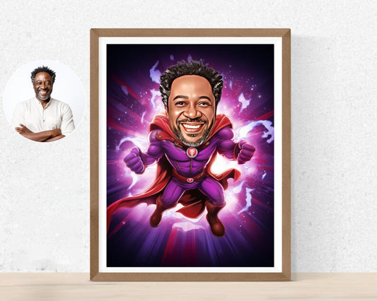 Personalised Magneto Caricature