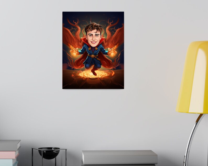 Personalised Doctor Strange Caricature