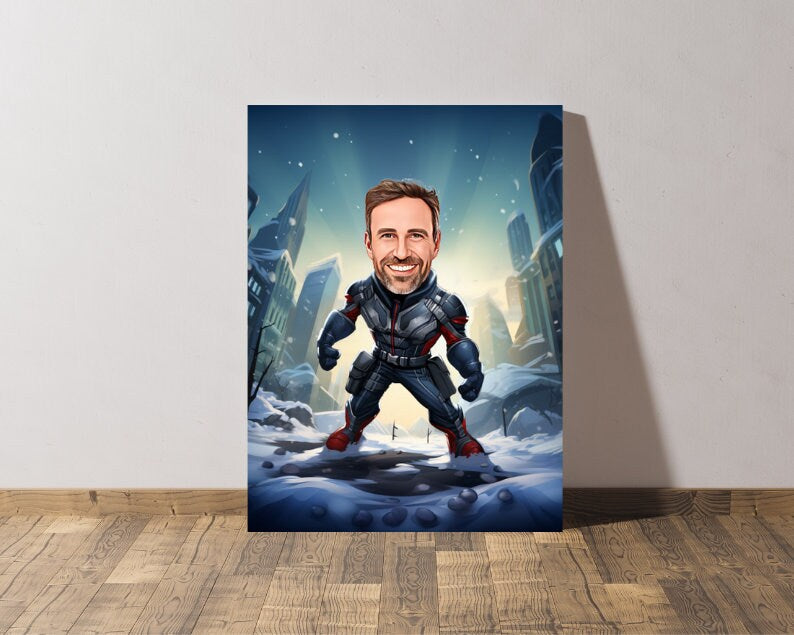 Personalised Winter Soldier Caricature