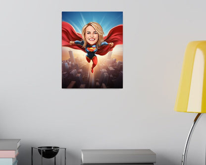 Personalised Superwoman Caricature
