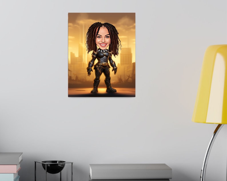 Personalised Black Panther Caricature