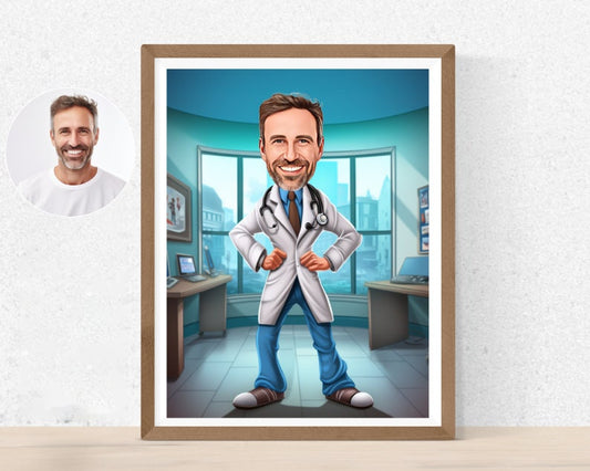 Personalised Doctor Caricature