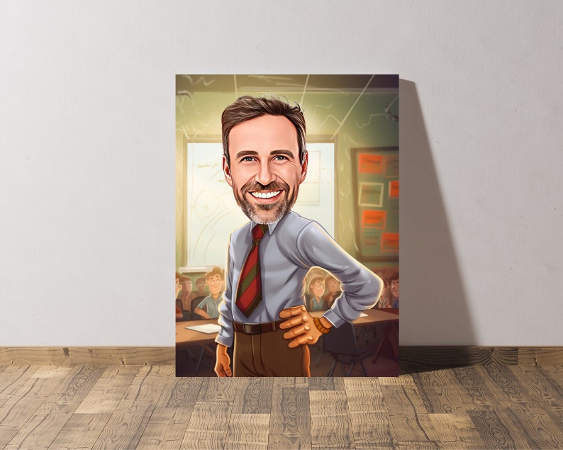 Personalised Teacher Caricature