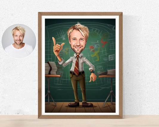 Personalised Teacher Caricature