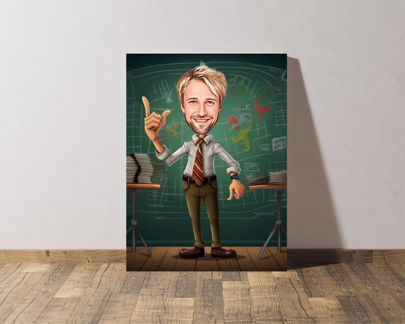 Personalised Teacher Caricature