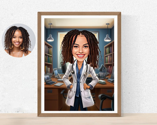 Personalised Doctor Caricature
