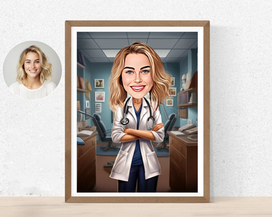 Personalised Doctor Caricature