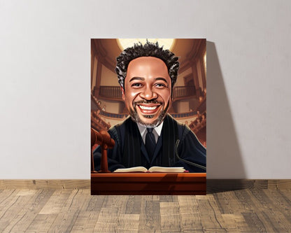 Personalised Lawyer Caricature