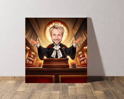 Personalised Lawyer Caricature