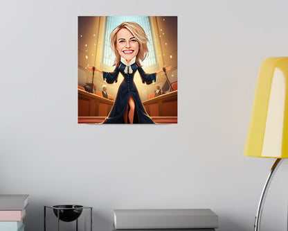 Personalised Lawyer Caricature