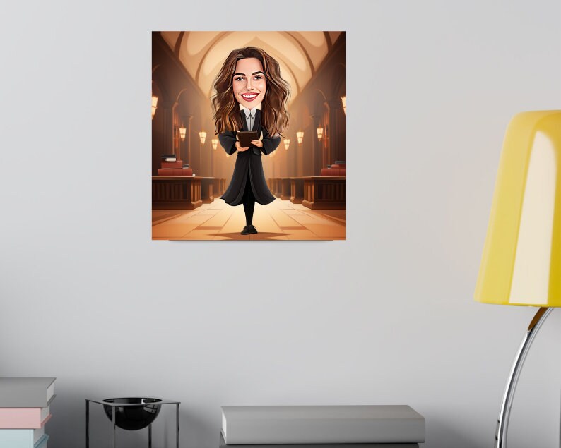 Personalised Lawyer Caricature