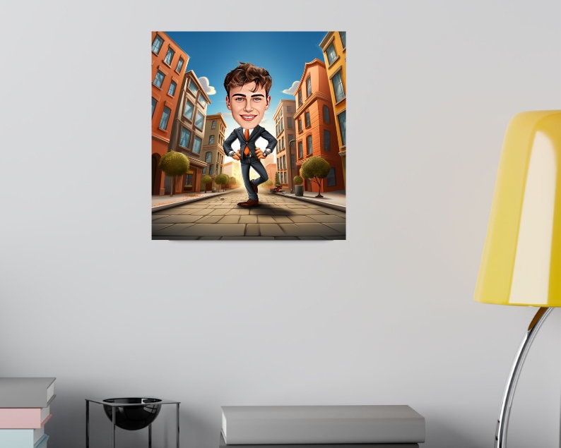 Personalised Realtor Caricature