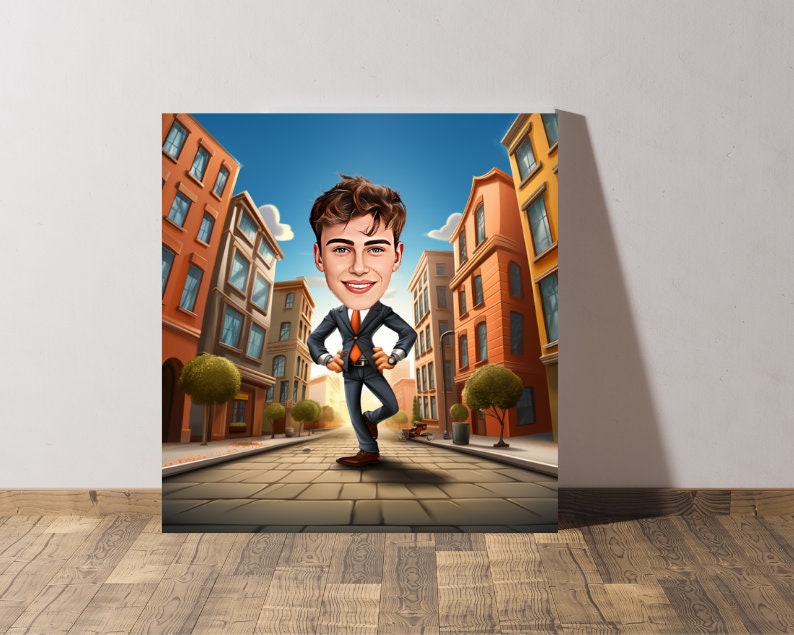 Personalised Realtor Caricature