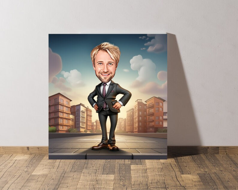 Personalised Realtor Caricature