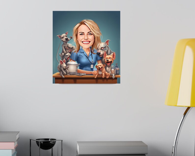 Personalised Vet Caricature