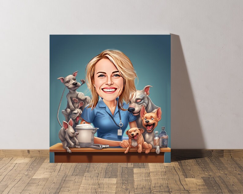 Personalised Vet Caricature