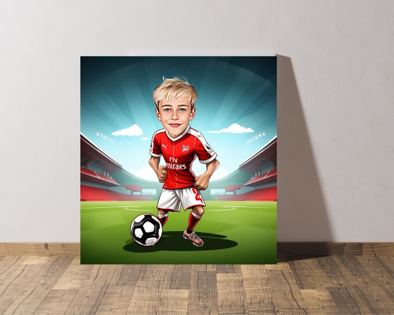 Personalised Arsenal Caricature