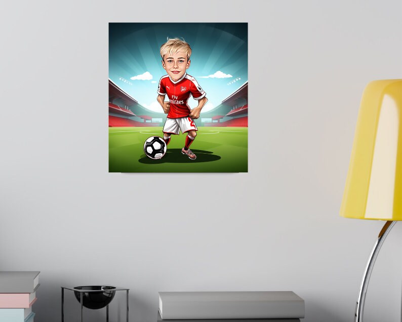 Personalised Arsenal Caricature