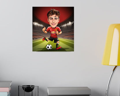 Personalised Man United Caricature