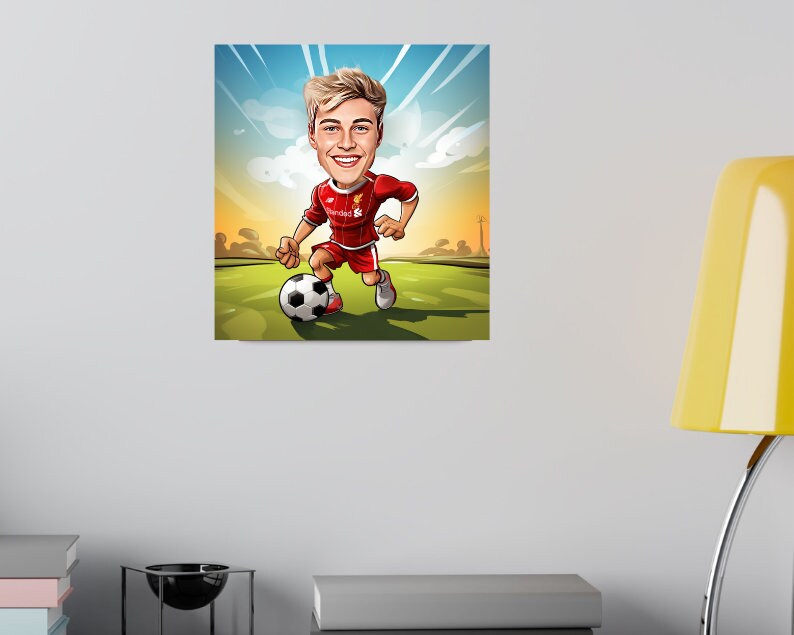 Personalised FC Liverpool Caricature
