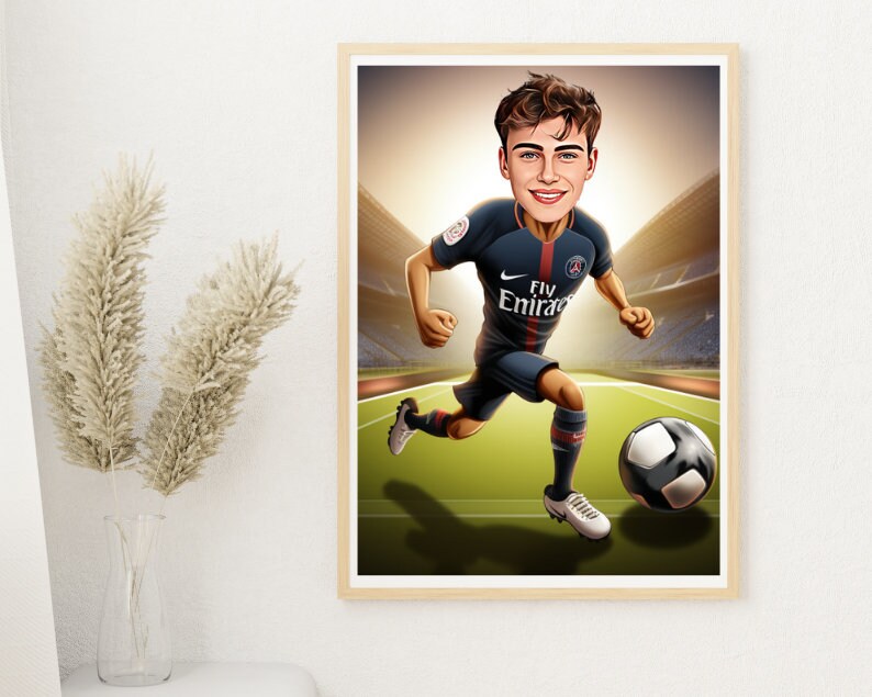 Personalised PSG Caricature