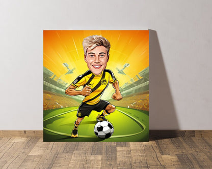 Personalised Dortmund Caricature