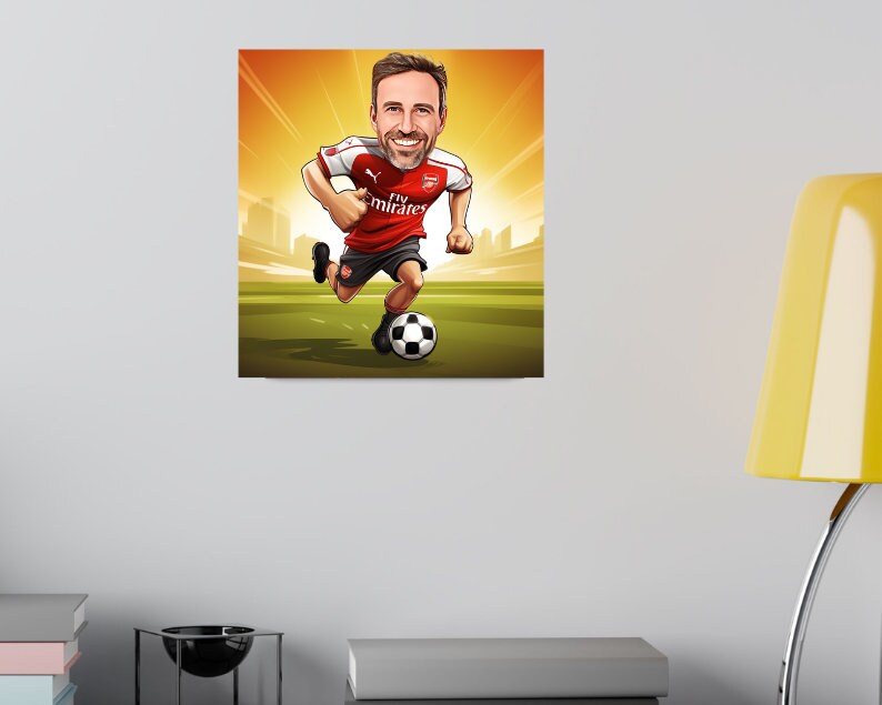 Personalised Arsenal Caricature