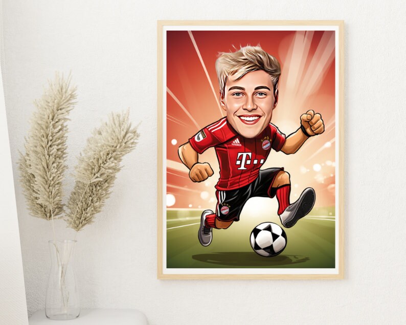Personalised Bayern Munich Caricature