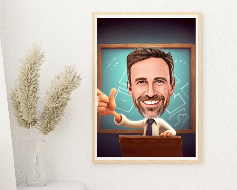 Personalised Teacher Caricature