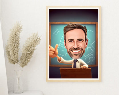 Personalised Teacher Caricature