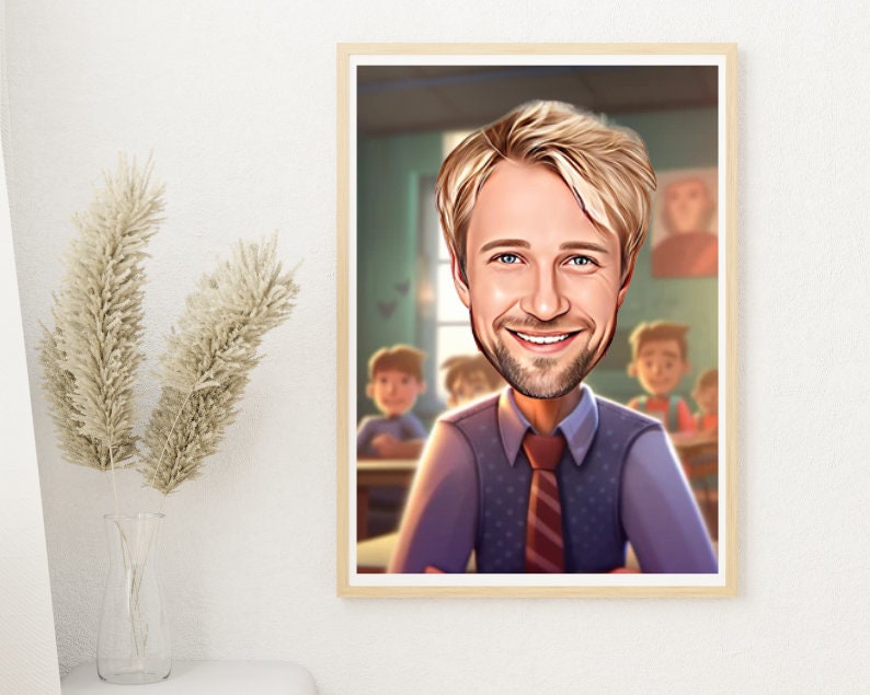 Personalised Teacher Caricature