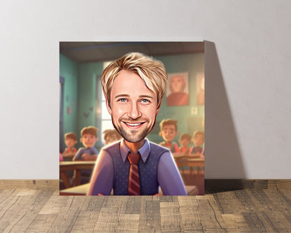 Personalised Teacher Caricature