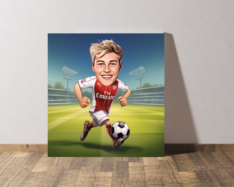 Personalised Arsenal Caricature