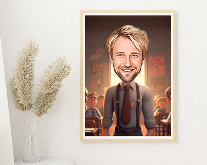 Personalised Teacher Caricature