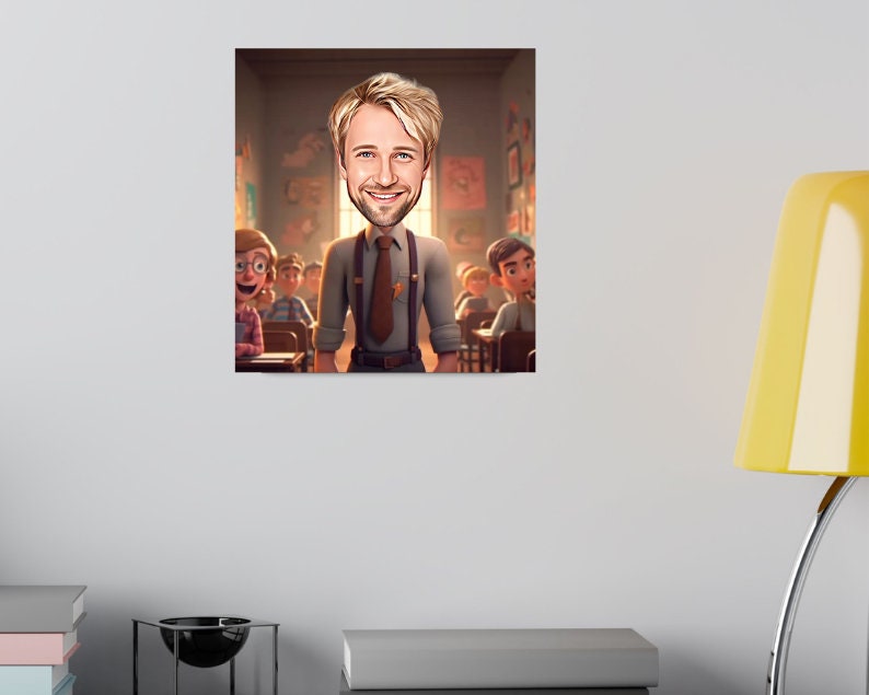 Personalised Teacher Caricature