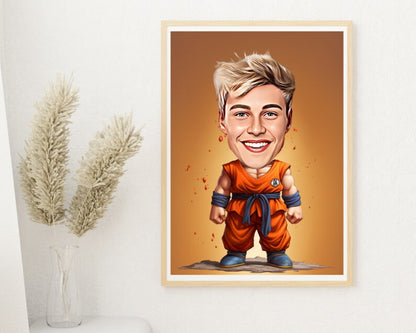 Personalised Dragon Ball Caricature